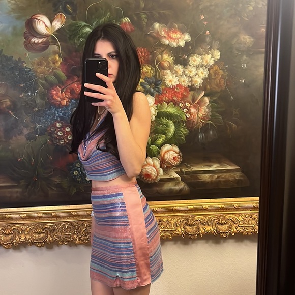 NWT $425 Ramy Brook skirt multi - Picture 8 of 9